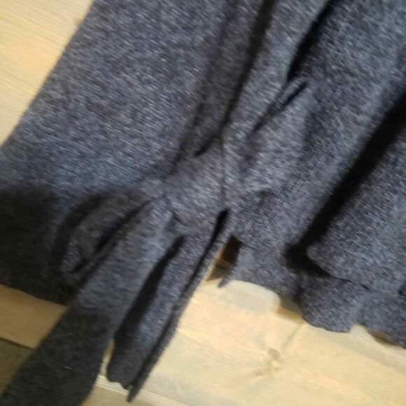 Madewell Tie-Cuff Pullover Sweater Navy Womans size Small - Picture 5 of 10